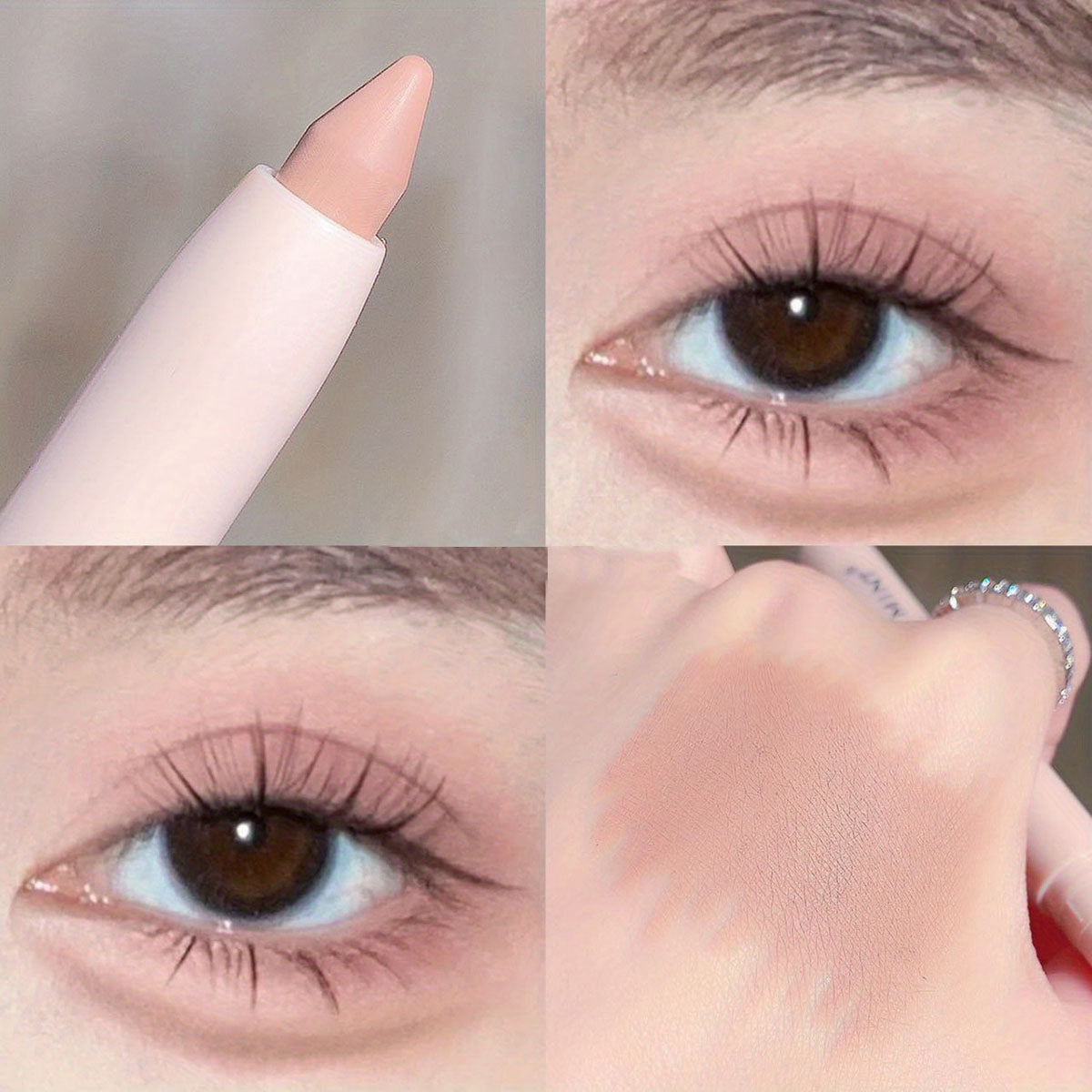 SWEET MINT eye shadow pen for brightening the under-eye bags Pearlescent matte brightening eyeliner for novice students to show complexion and whiteness