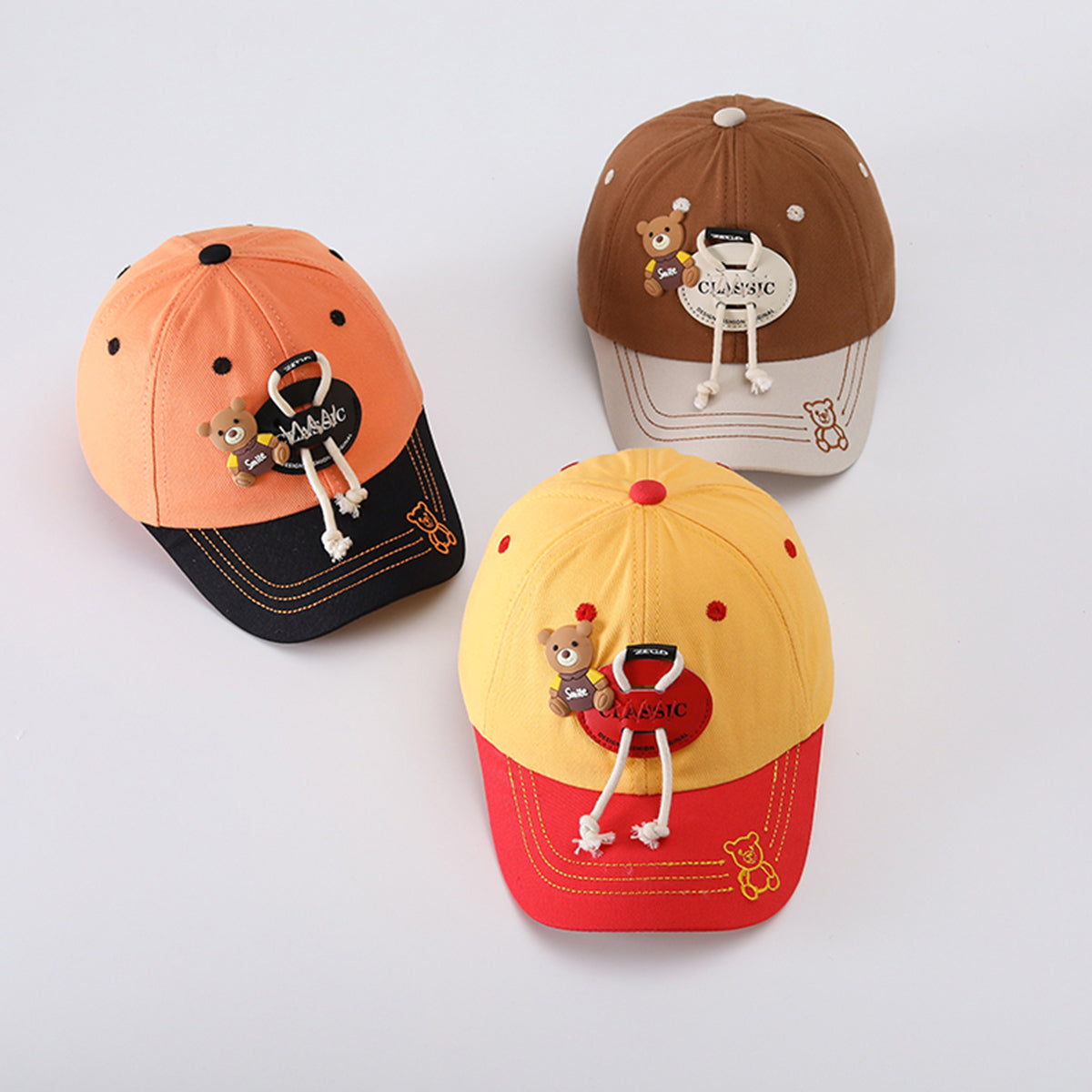 Children's cartoon cute bear cap