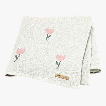 Baby knitted blanket cover