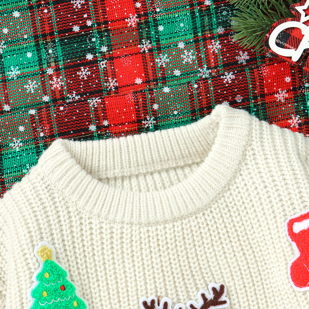 Baby Knitted Christmas Top Pullover Sweater