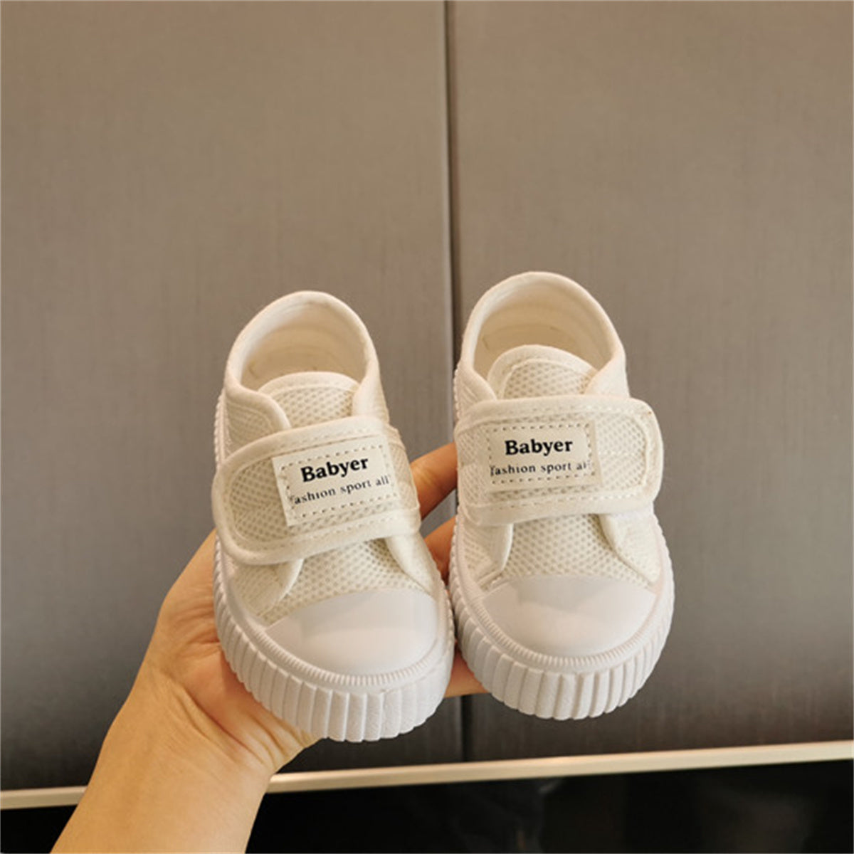 Children's and boys' solid color letter autumn low-top canvas shoes