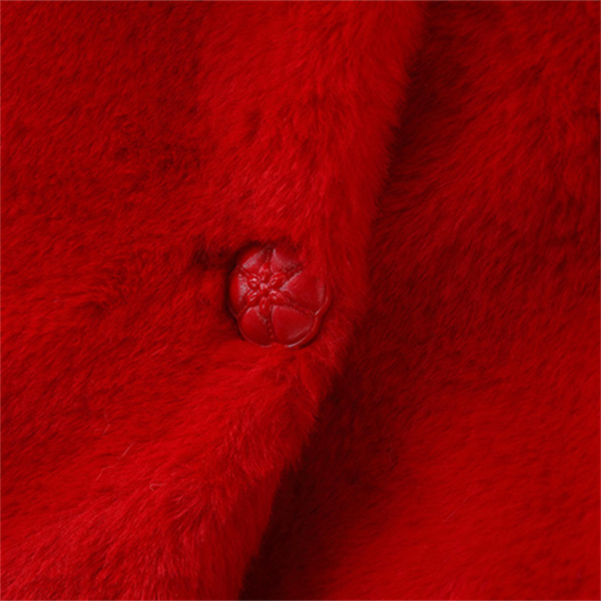 Baby girl autumn and winter thick strawberry cape