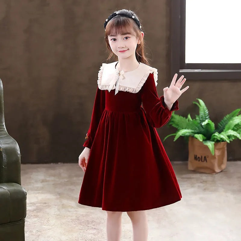 autumn and winter long sleeve dress