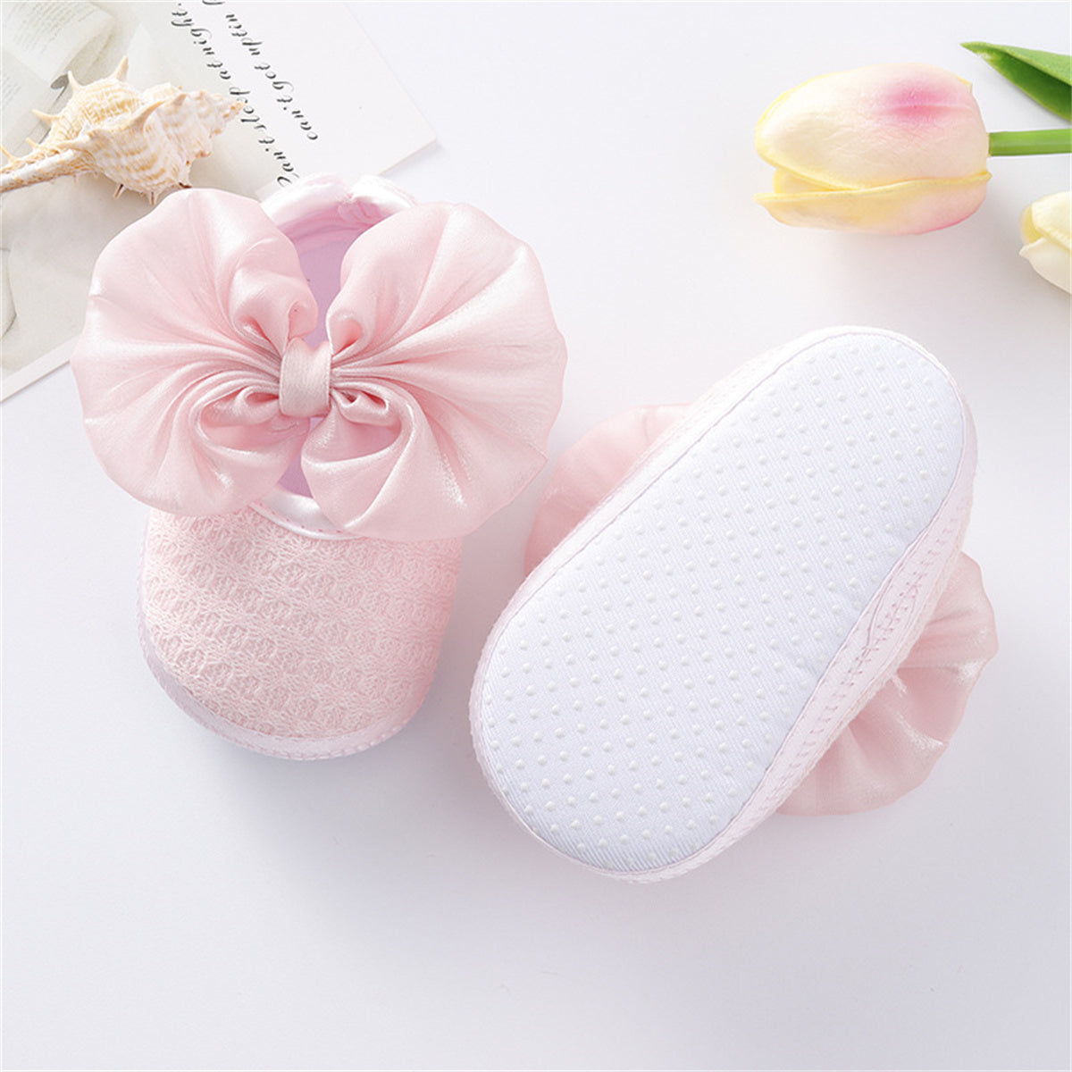 Baby Mesh Bow Princess Shoes