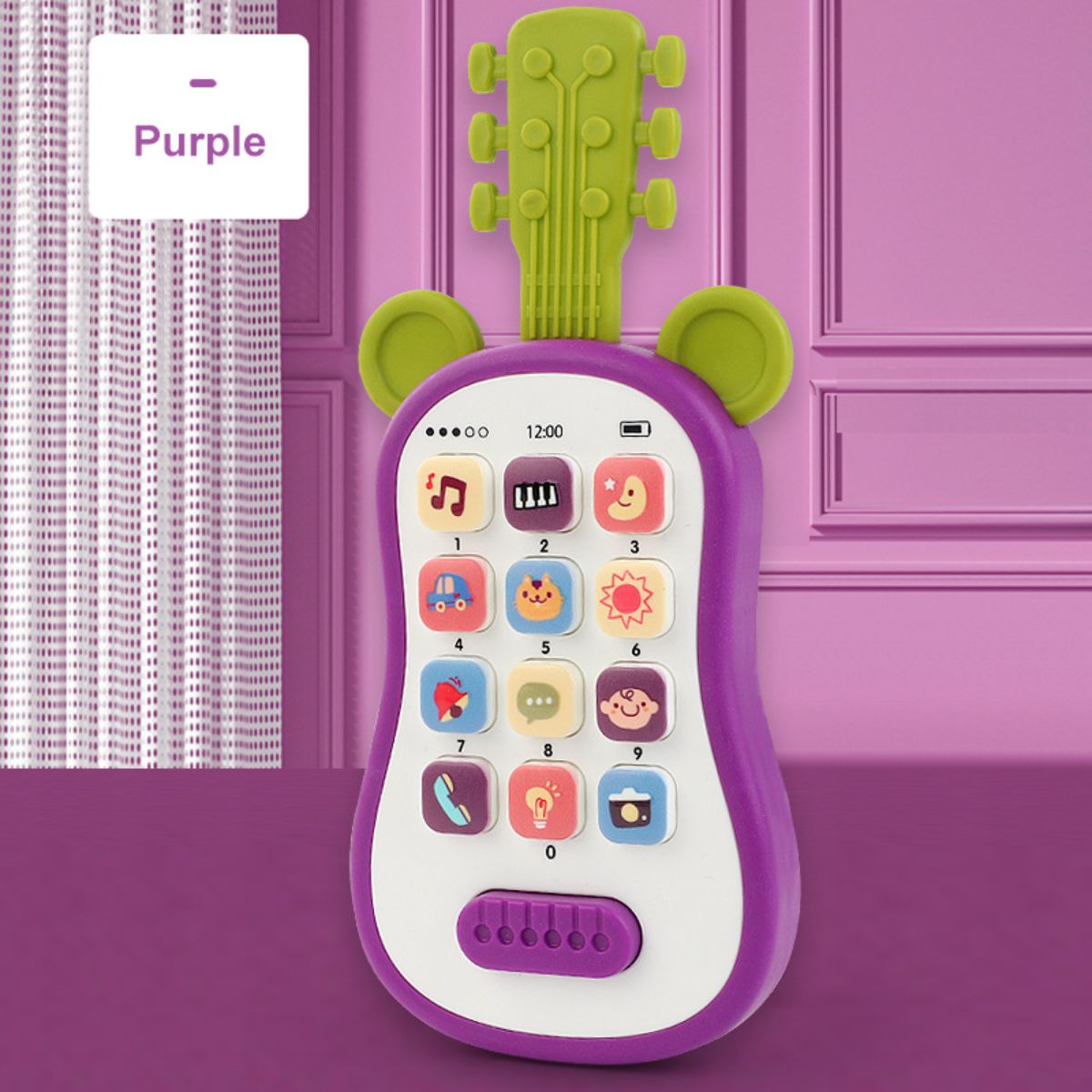 Cartoon music multi-function early education simulation mobile phone