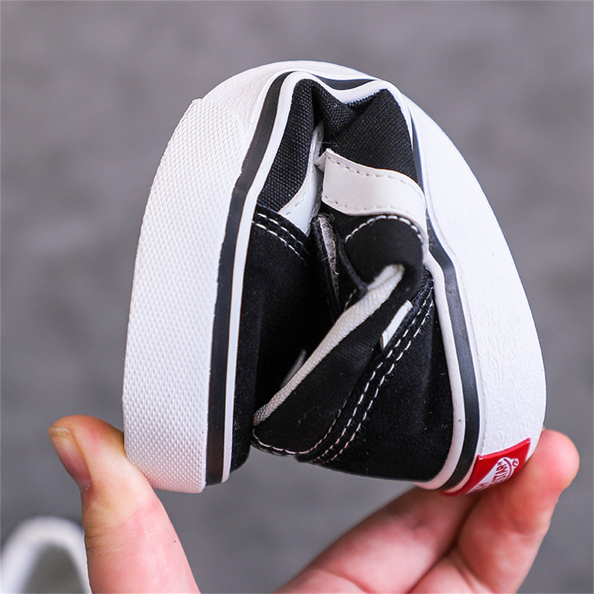 children's plaid canvas shoes