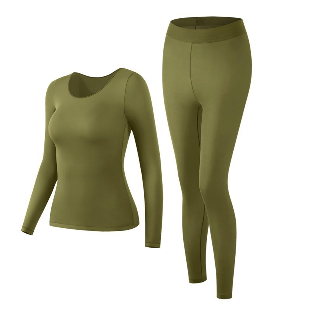 Skin-beautifying clothing high elastic ultra-thin autumn clothing and long johns set