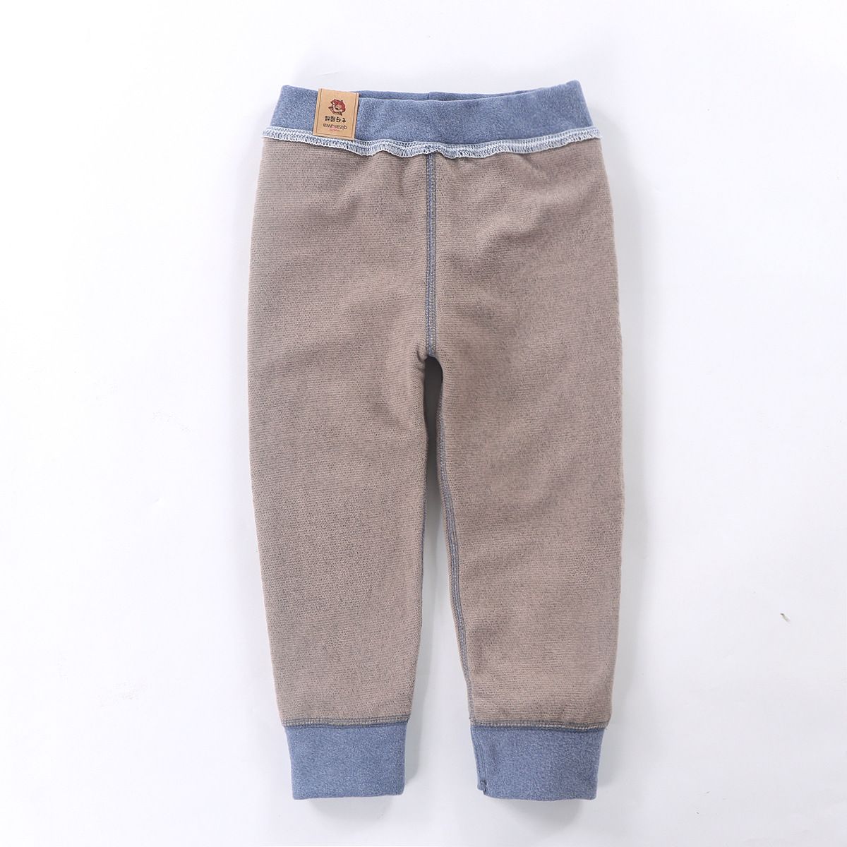 Children's leggings for boys and girls in winter thickened German velvet double-layer autumn trousers for middle and large children in autumn and winter warm pants