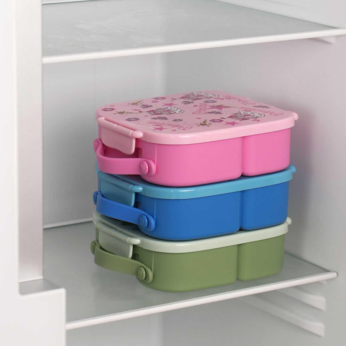 New food grade silicone lunch box microwave heating fresh-keeping box storage box compartment sealed lunch box