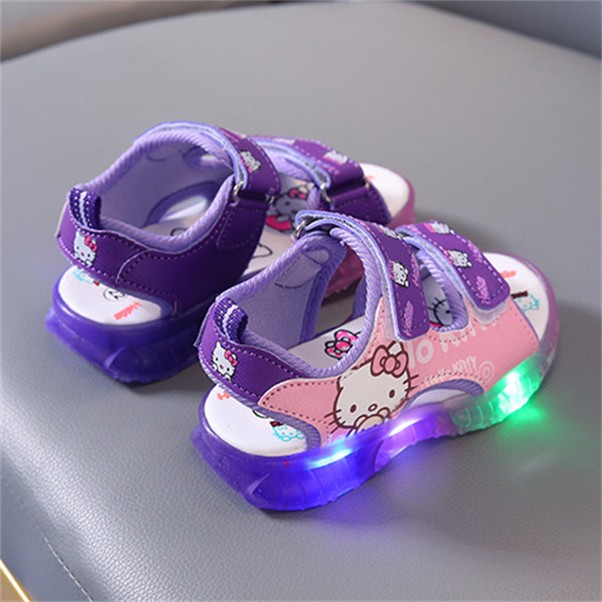 Children's Hello Kitty Cartoon Luminous Sandals