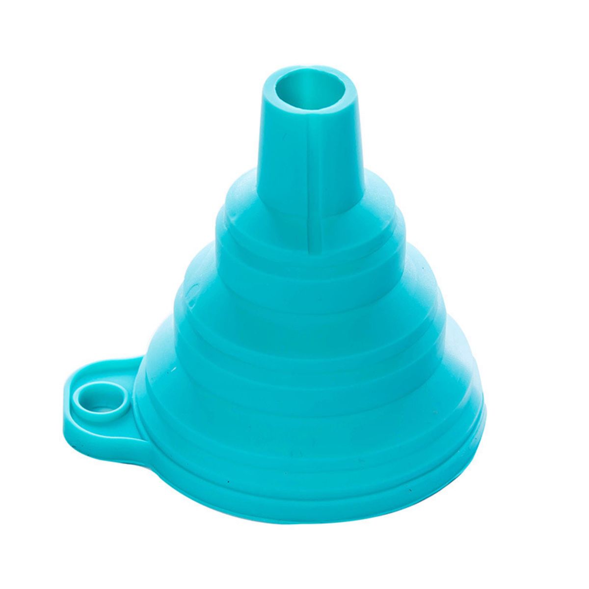 Foldable telescopic small funnel mini household plastic funnel pouring oil pot household silicone funnel oil leak packaging