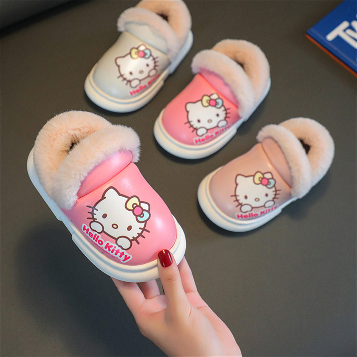 Winter Kate Cat Pattern Waterproof Warm Clothes Pullover for Kids and Girls