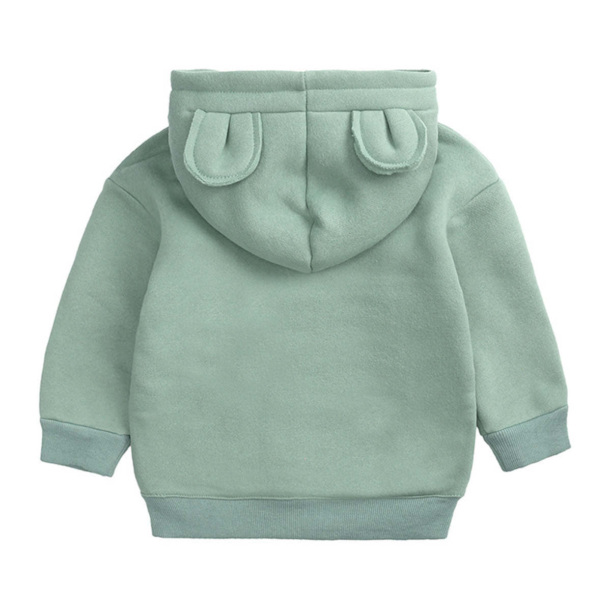 Children&#39;s spring, autumn and winter bear ears hooded fleece sweatshirt