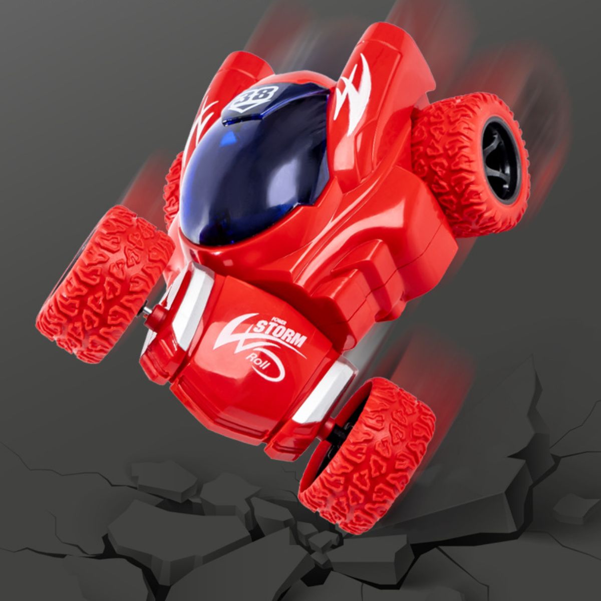 Friction off-road vehicle boy toy rotating stunt car