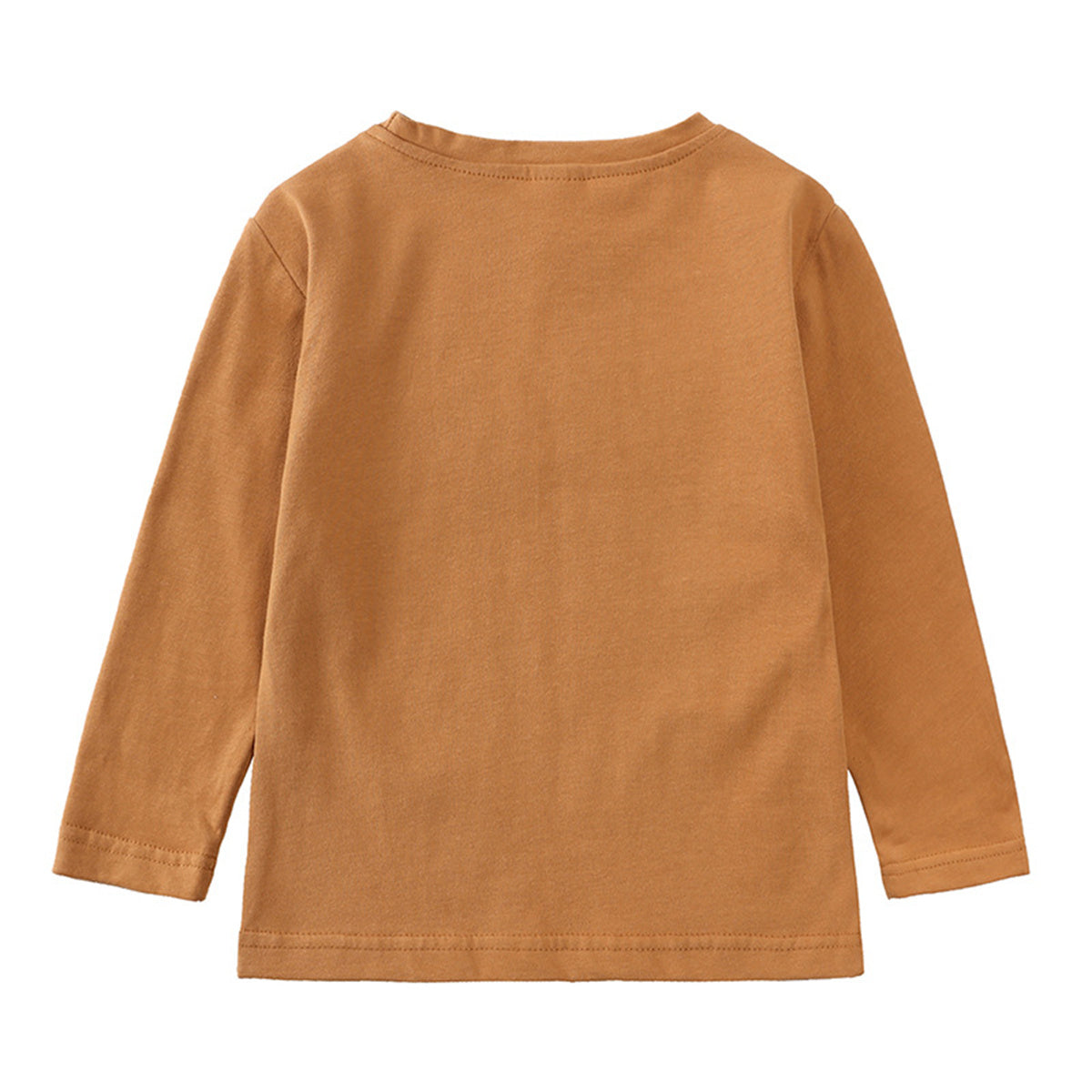 Children&#39;s pure cotton spring and autumn drop shoulder long sleeve bottoming shirt