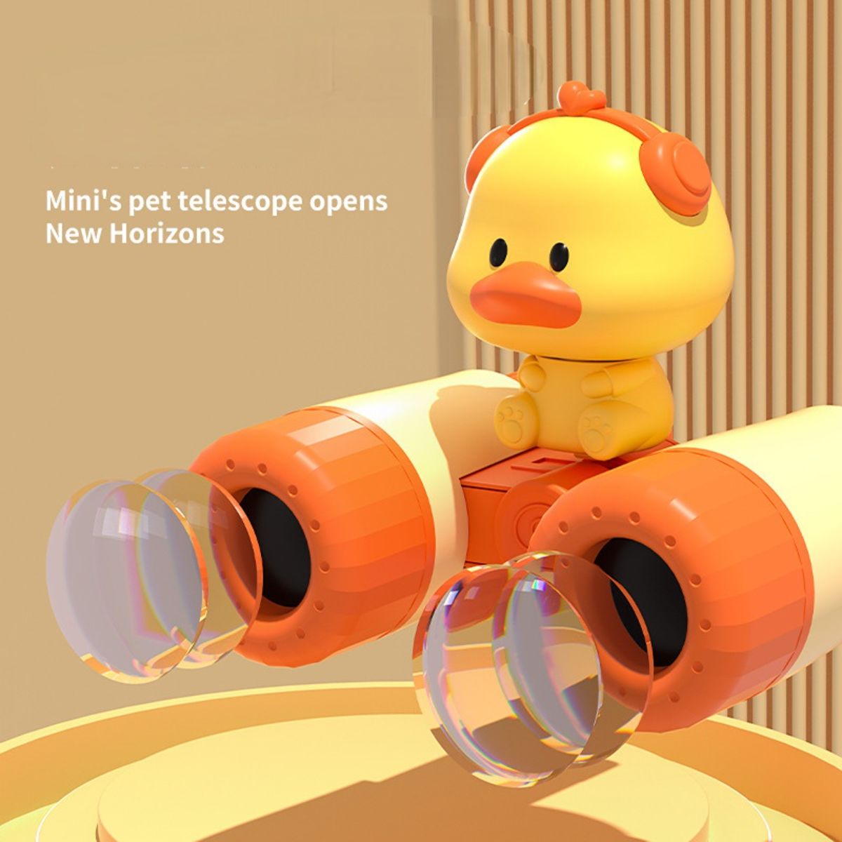 Children's telescope toy portable HD cartoon cute binoculars mini outdoor toys