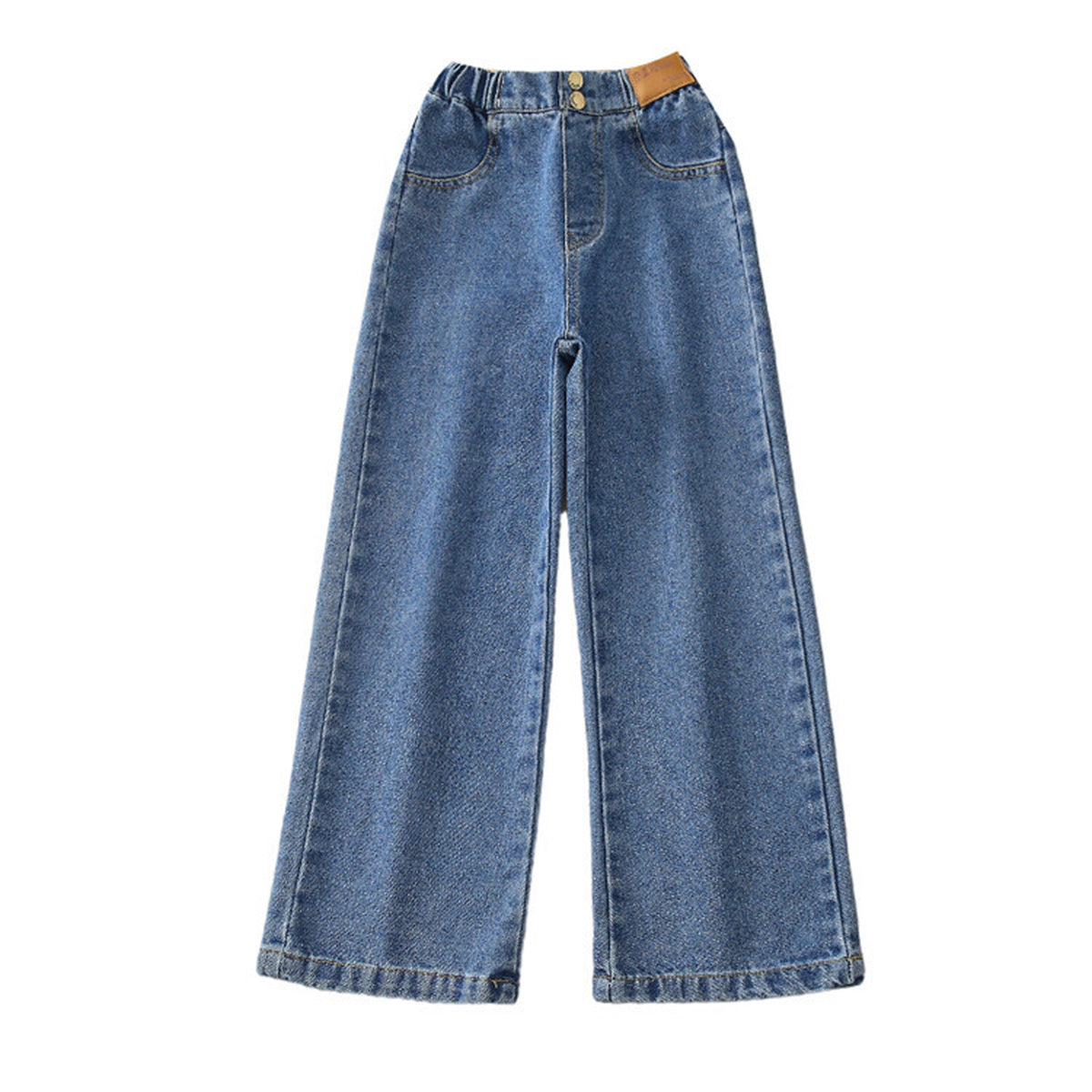 Girls' loose straight pants autumn style jeans