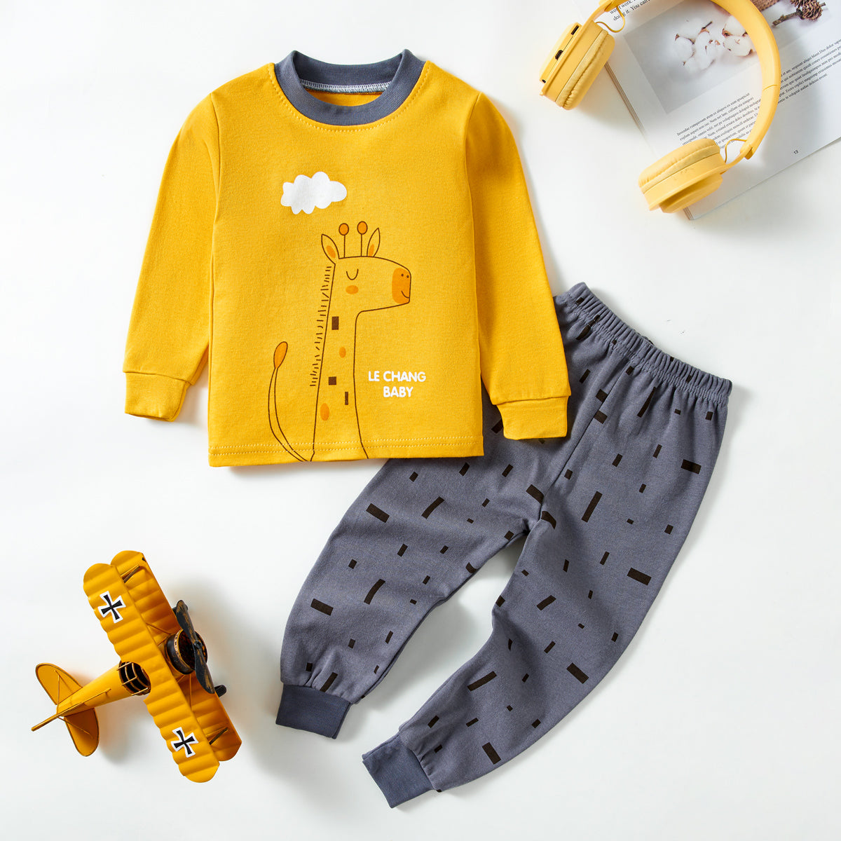 Cartoon Animal Fashion Cotton Children's Underwear Set