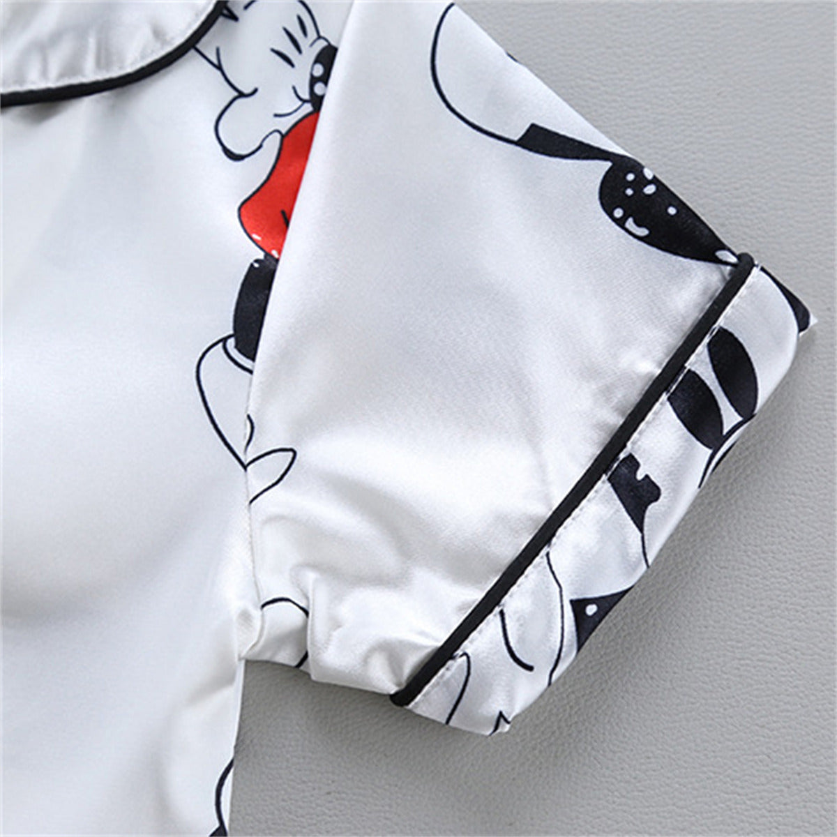 Summer new ins children's home clothes air-conditioning clothes ice silk pajamas short-sleeved trousers suit