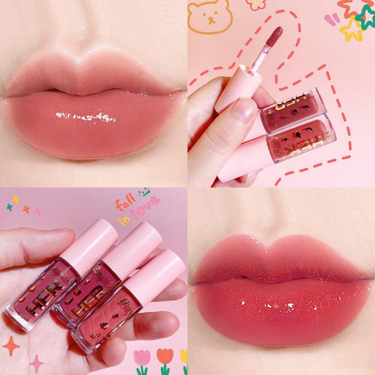 Mirror lip glaze moisturizing jelly glass lip gloss