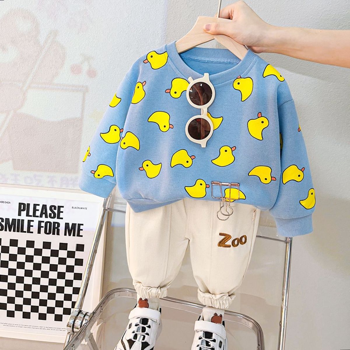 Boys and girls suits spring new baby children's clothing baby boy spring spring clothes