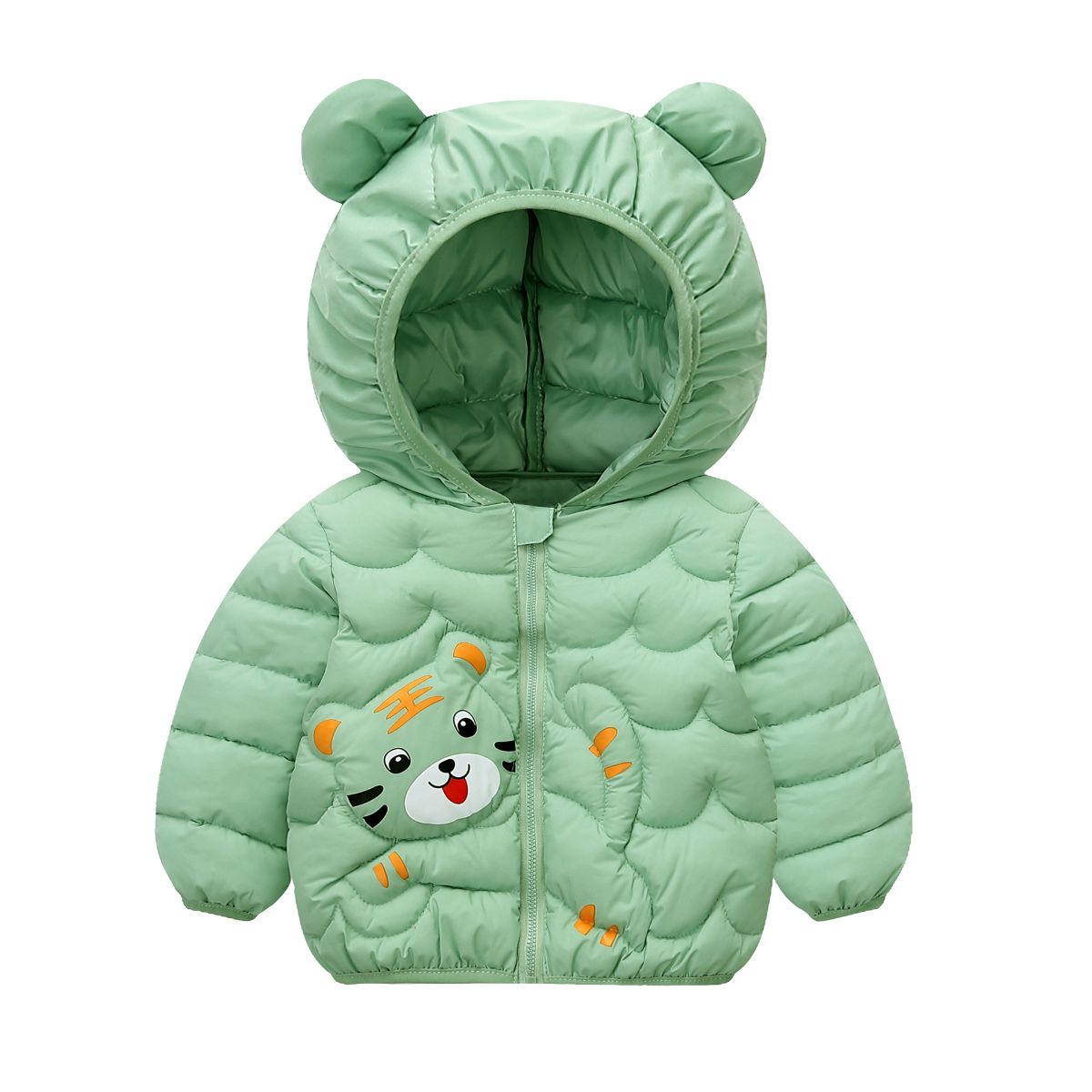 Children's cartoon down cotton jacket for boys and girls