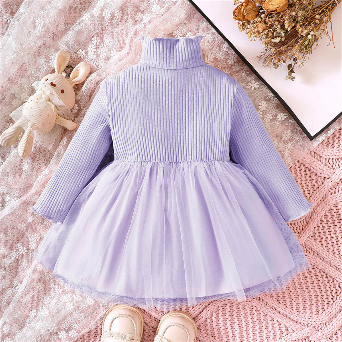 Girls autumn long sleeve princess dress