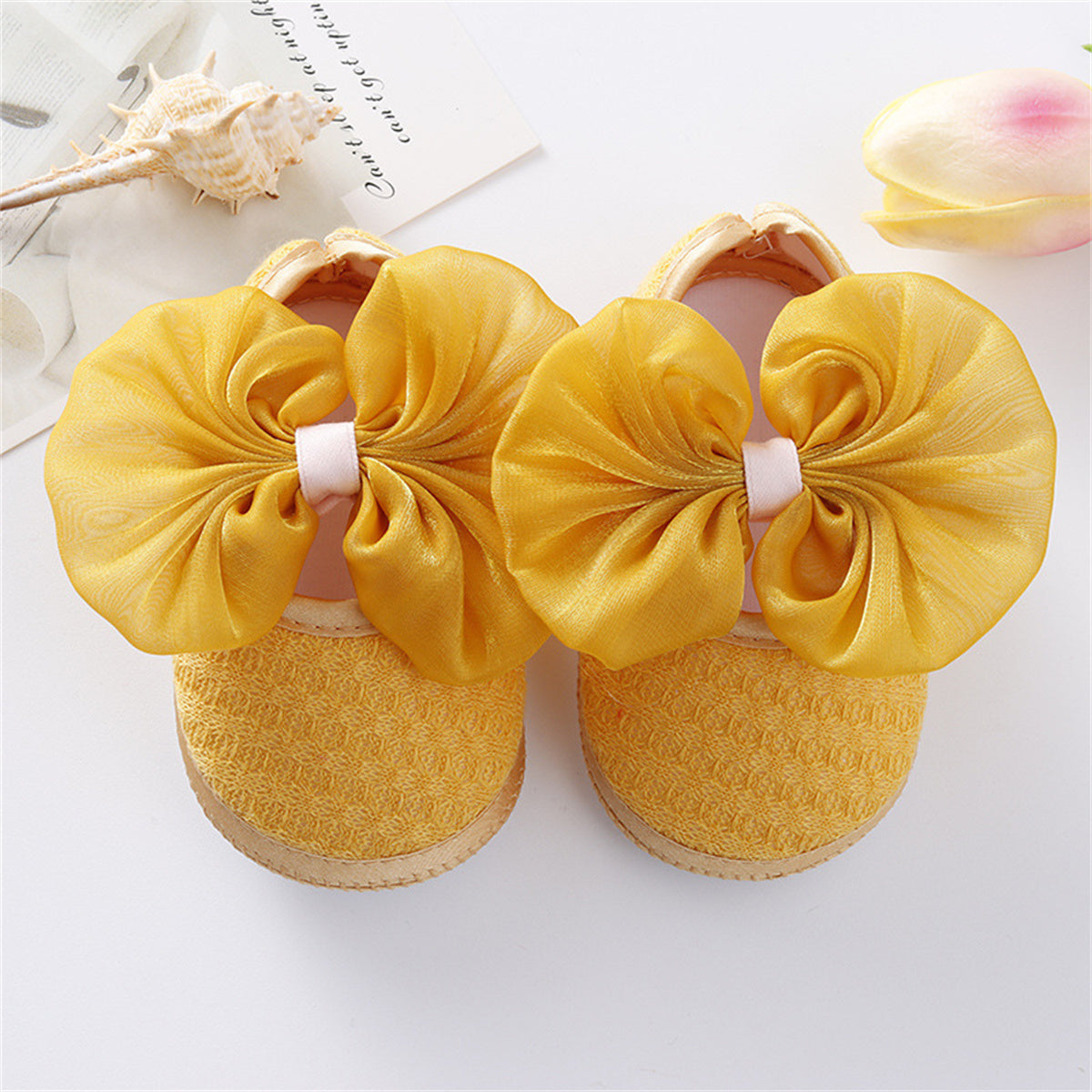 Baby Mesh Bow Princess Shoes