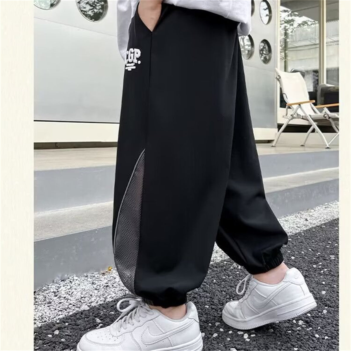 Boys' Simple Sporty Breathable Comfort Woven Pants