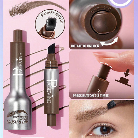 Eyebrow cream large brush head eyebrow hairline multi-use no smudge press wild eyebrow pencil