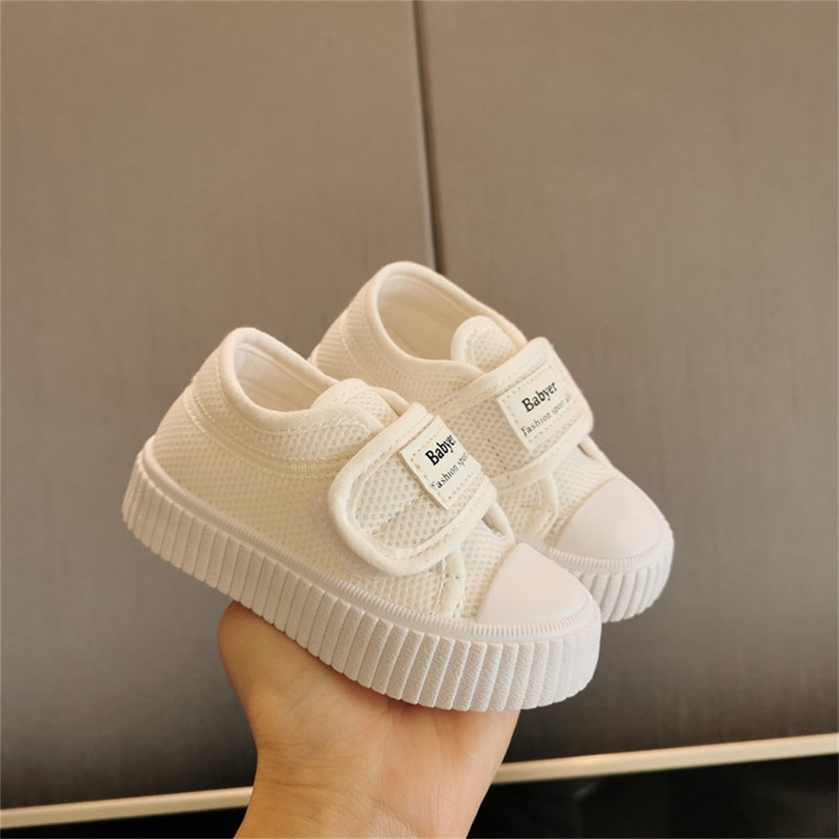 Children's and boys' solid color letter autumn low-top canvas shoes