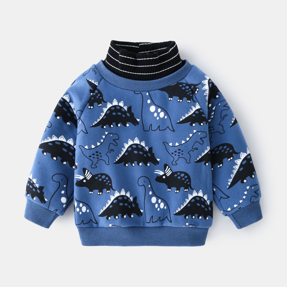 Boys fleece turtleneck sweatshirt