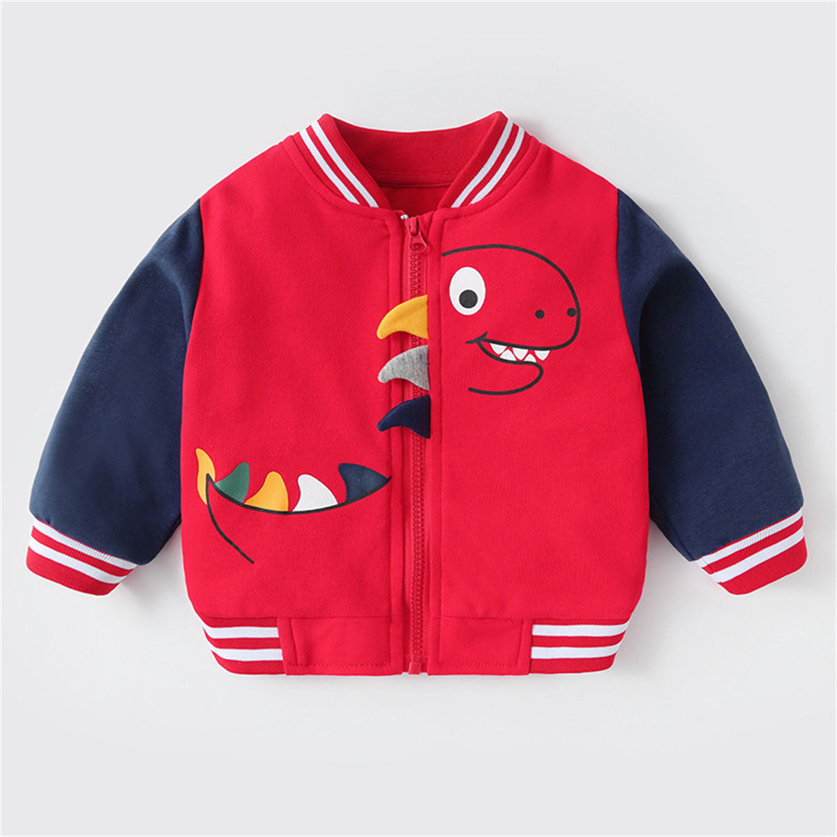 Baby Clothes Dinosaur Baseball Jacket