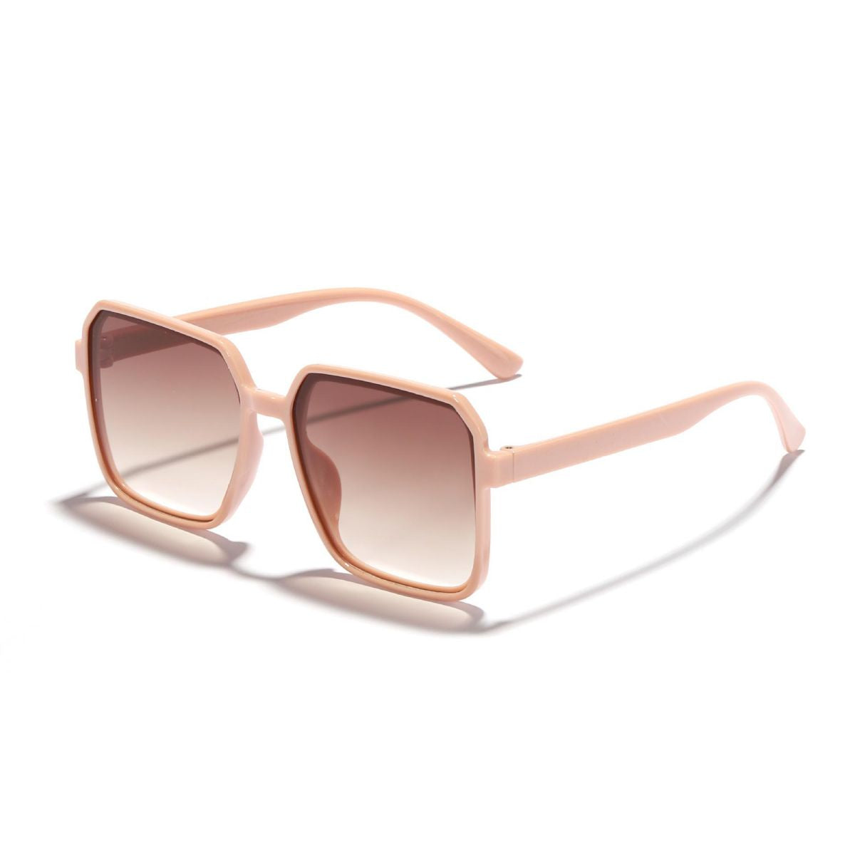 New retro large square frame makes your face look smaller, the same style as the Internet celebrities' sunglasses, essential UV protection sunglasses for women's outdoor wear