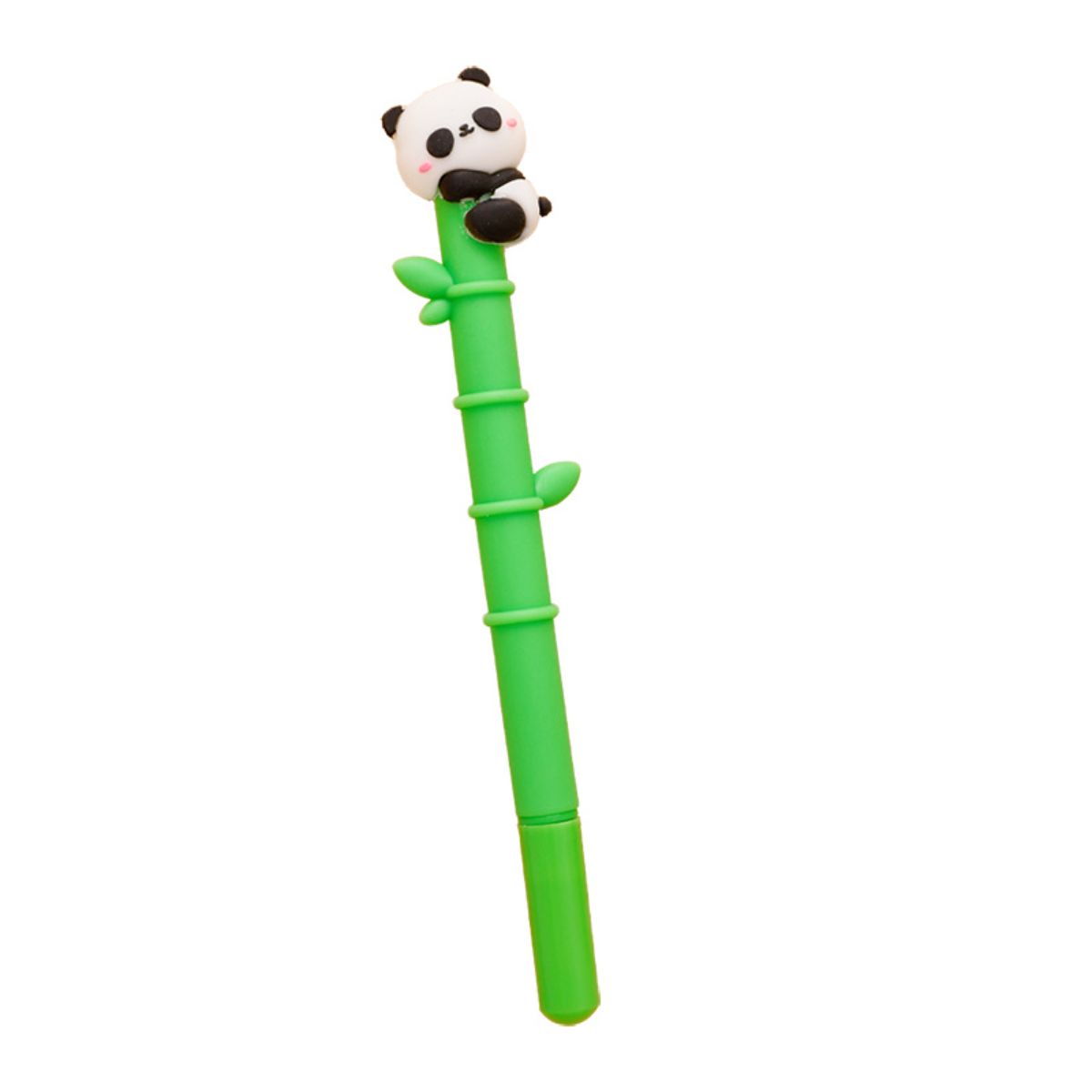 Panda bamboo gel pen student soft gel cute learning stationery