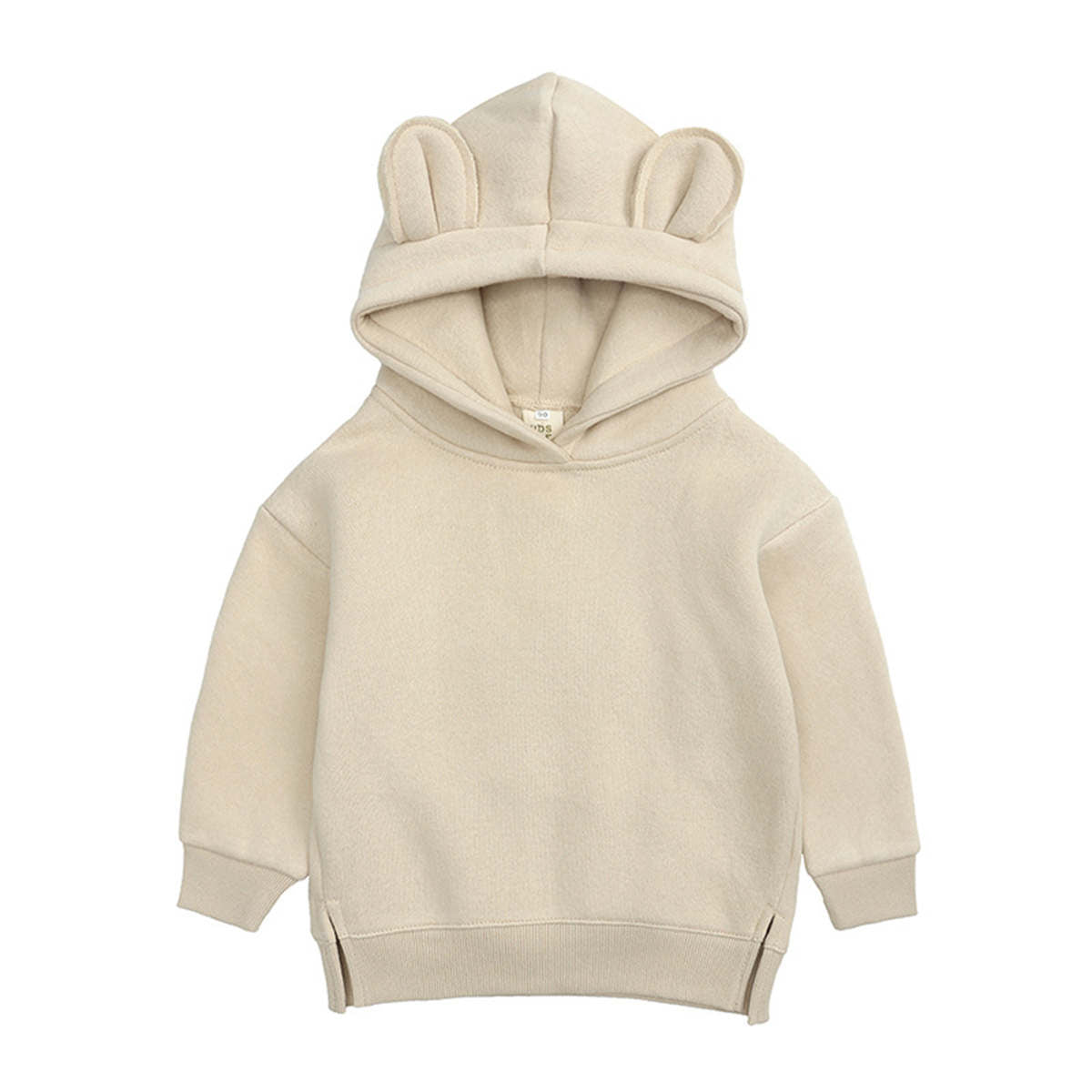 Children&#39;s spring, autumn and winter bear ears hooded fleece sweatshirt