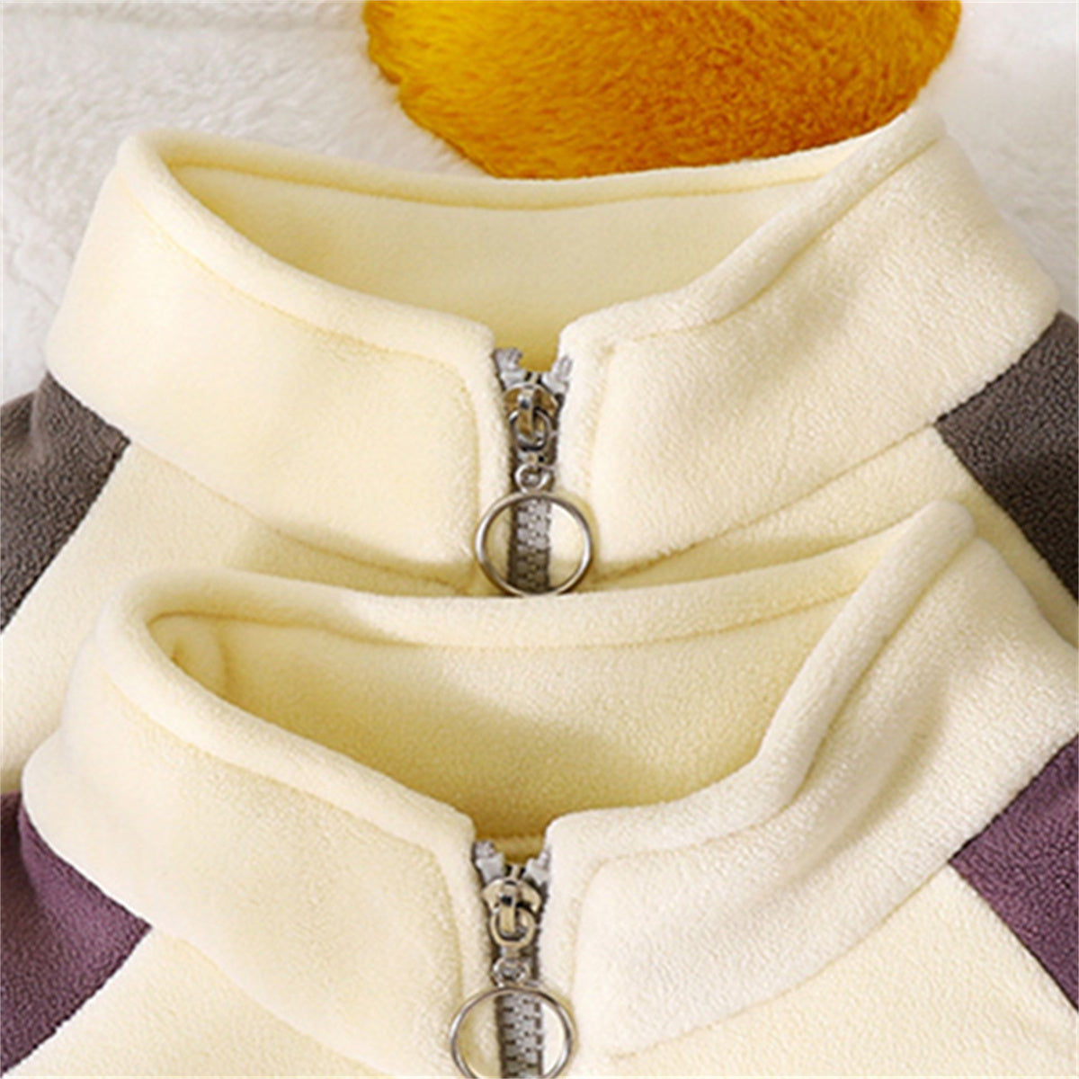 Lambskin Jacket Plush Warm Stand Collar Fashion Zipper Children's Clothing Jacket