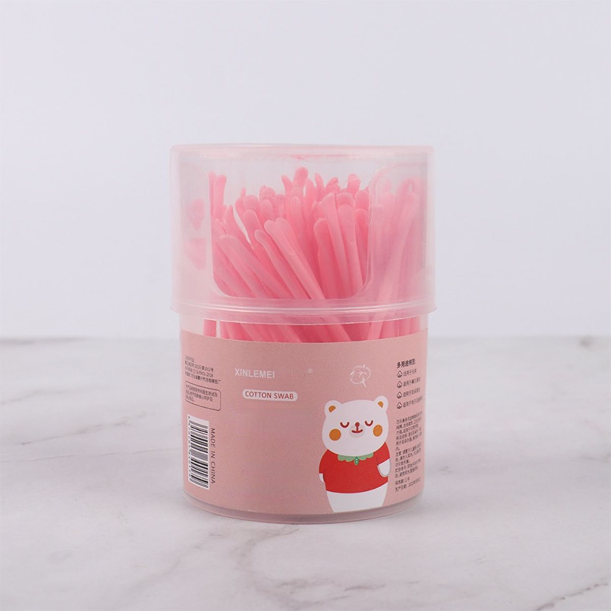 Cotton swab for ear cleaning 2 in 1 baby nose cleaning cosmetic cotton swab for blackhead removal