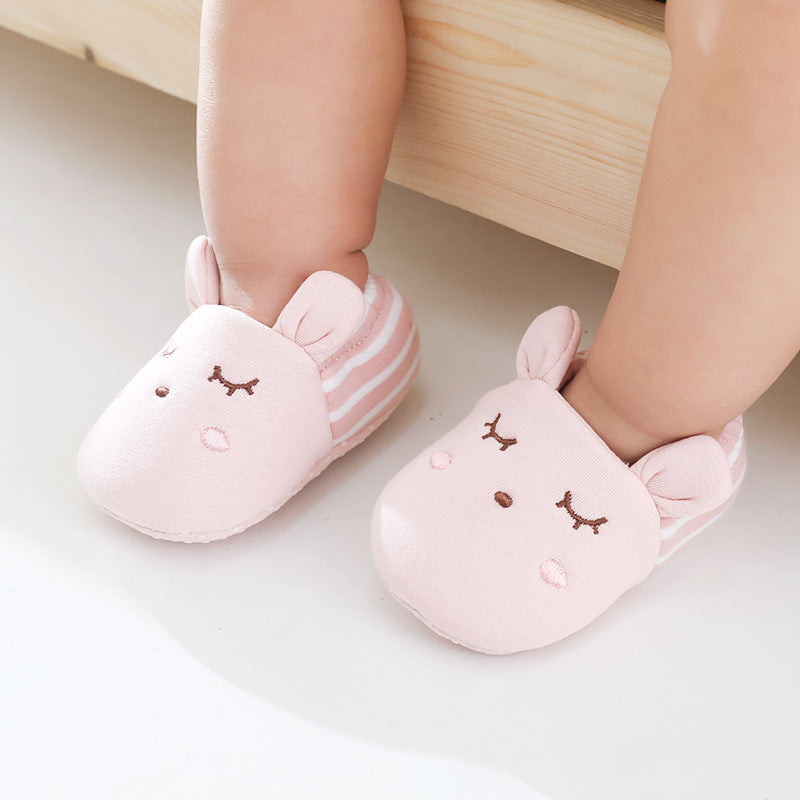 Spring and autumn new baby shoes and socks floor shoes baby toddler socks non-slip children's floor socks short tube shoes socks