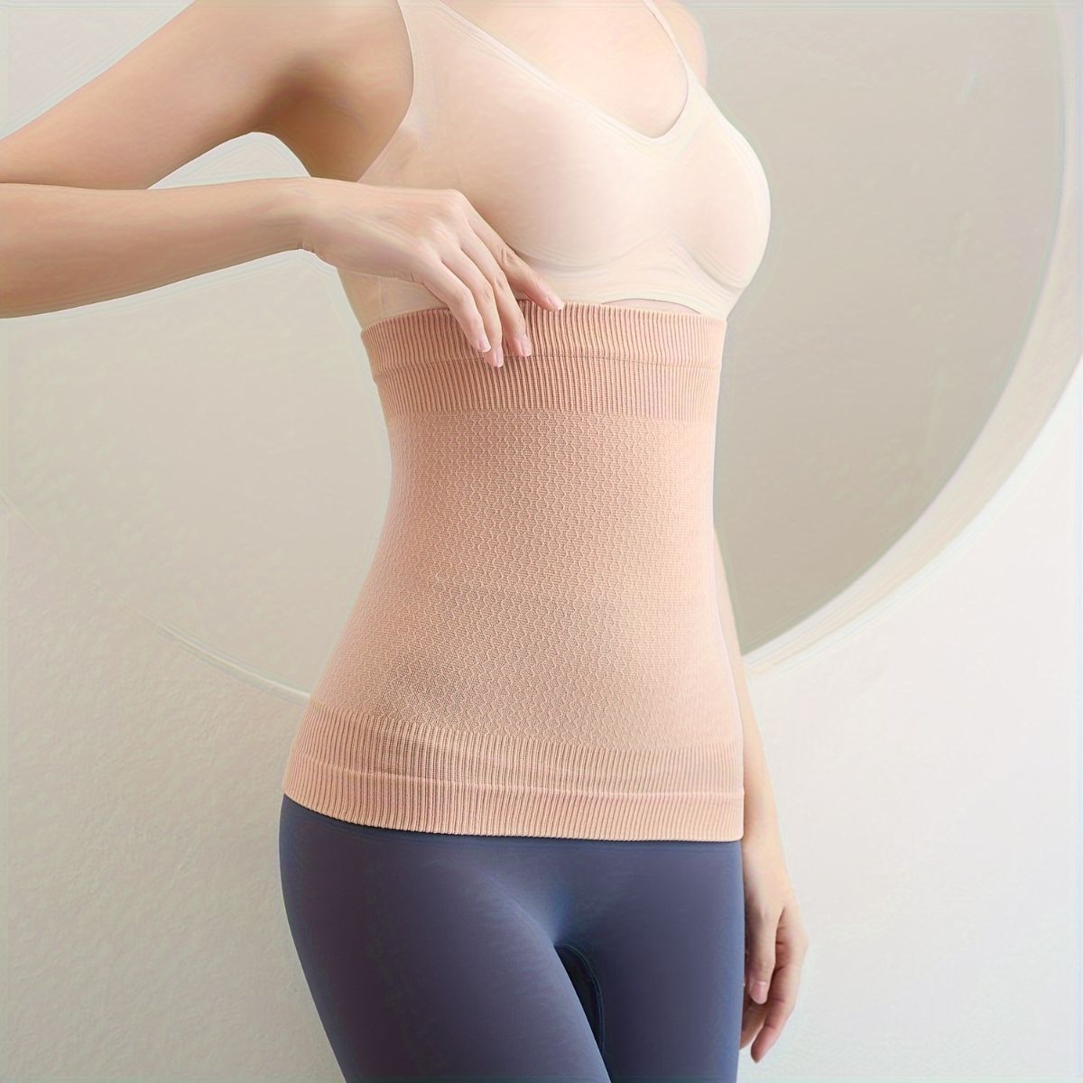 Four seasons constant temperature seamless waist protector for postpartum repair universal waist circumference and abdomen