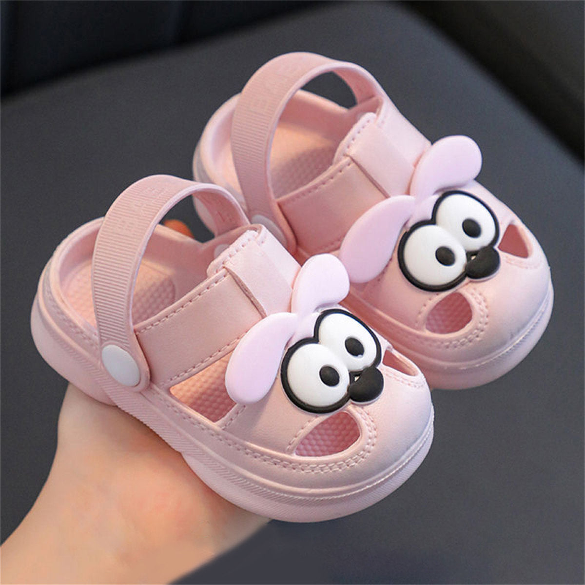 Cute bear soft bottom non-slip home bathroom slippers