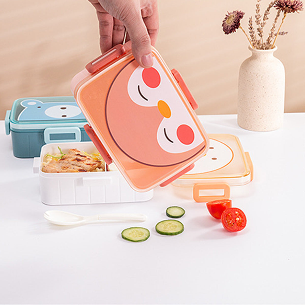 Baby's Animal Pattern Lunch Box