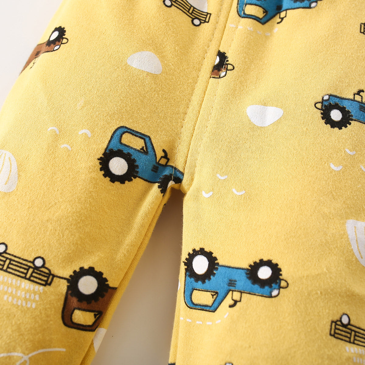 Boys Cartoon Car Home Clothes Set