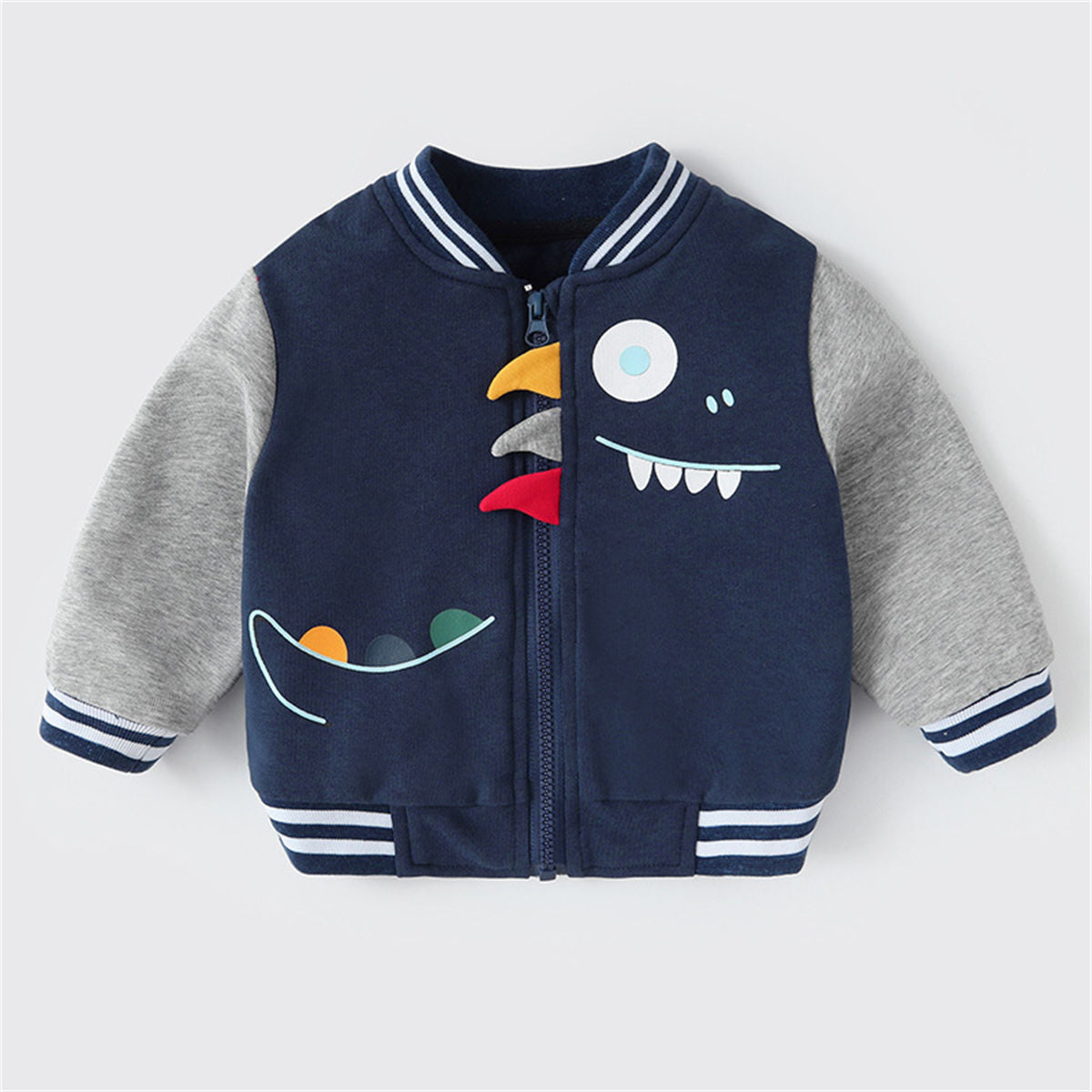 Baby Clothes Dinosaur Baseball Jacket