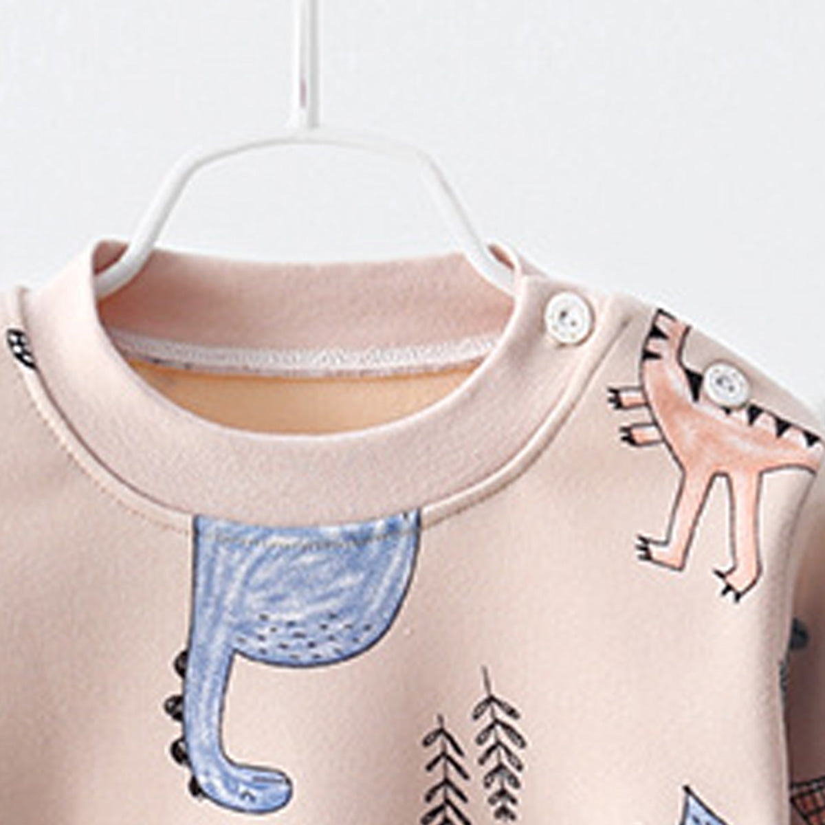 Toddler Dinosaur Printed T-shirt & Pants Pajamas