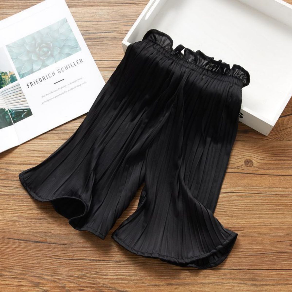 Girls wide-leg pants new children's clothing girls nine-point anti-mosquito pants little girl pants summer casual leggings