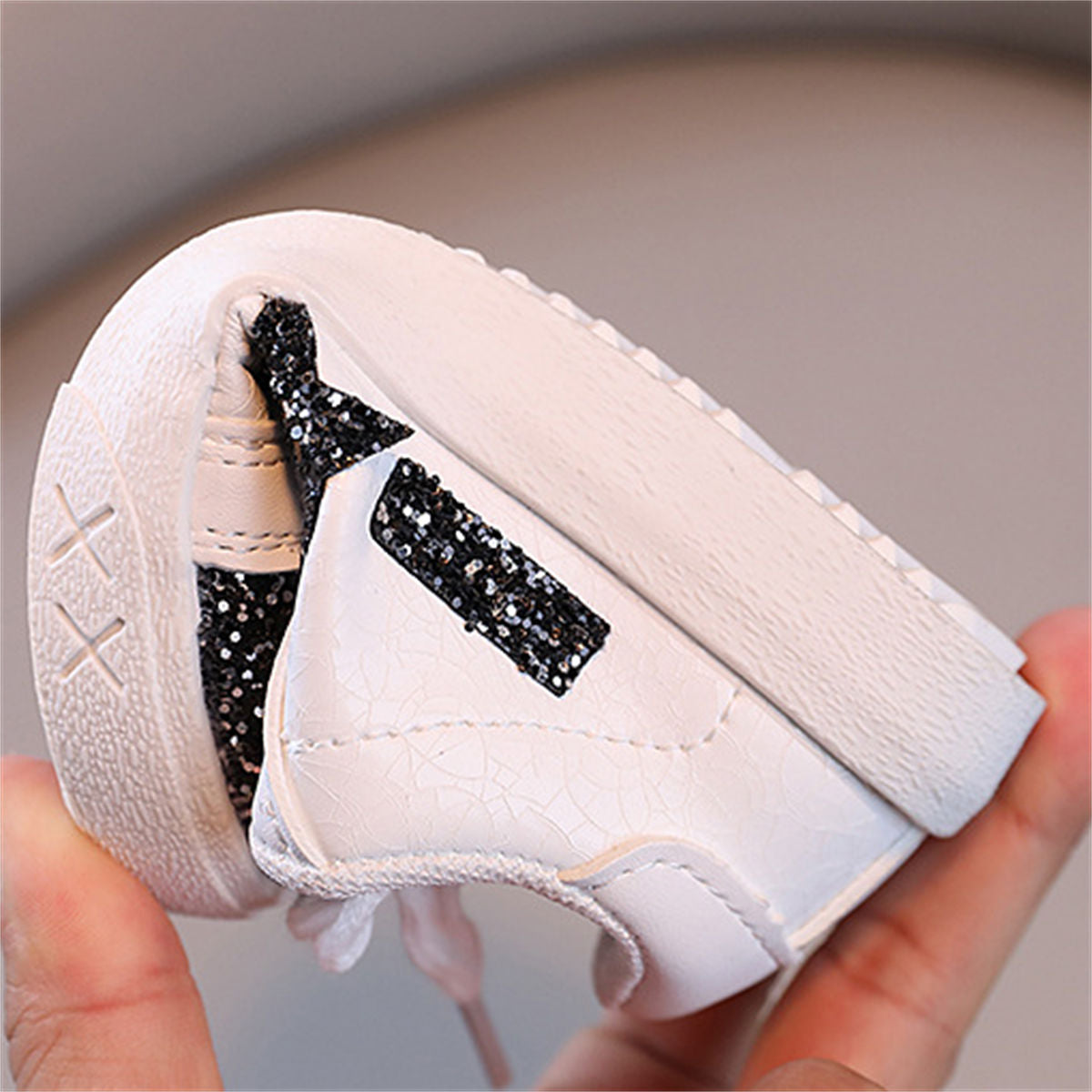 Toddler girls autumn sweet fashion style sequined star style low-top sneakers