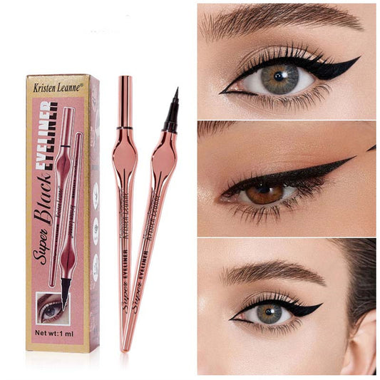 Black technology, easy to hold and fit to fingers, quick-drying, matte, non-smudgeable eyeliner