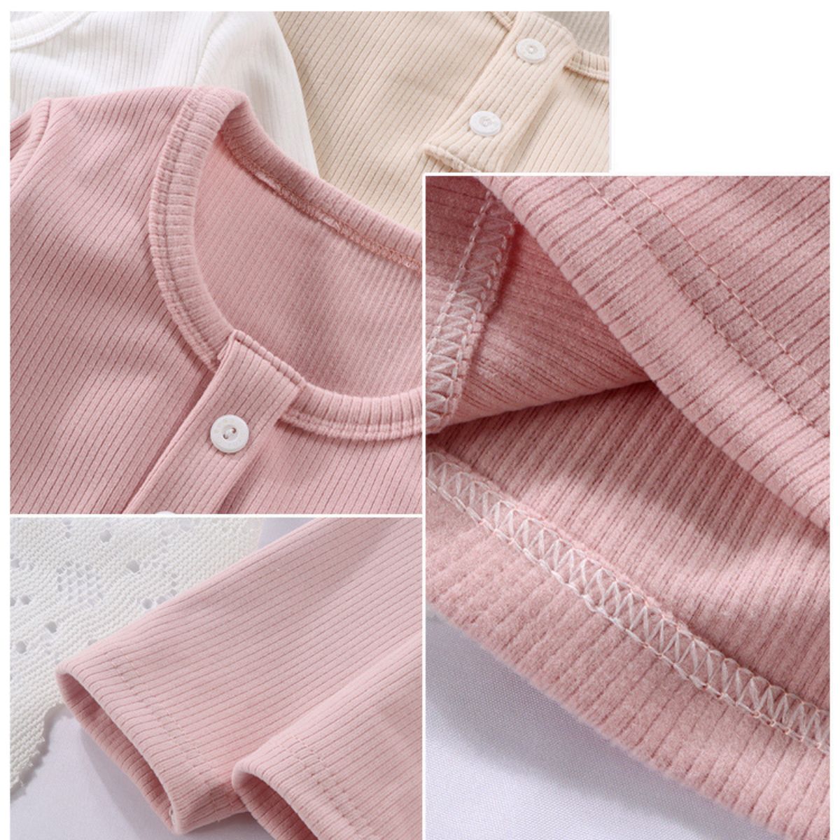 Spring and autumn inner round-neck ribbed velvet autumn clothing children's bottoming shirt boys and girls baby long-sleeved all-match tops single piece