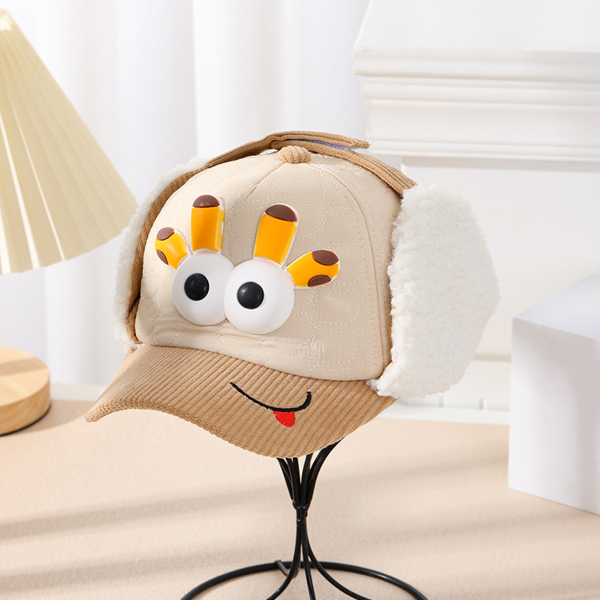 Children's Giraffe Peaked Cap